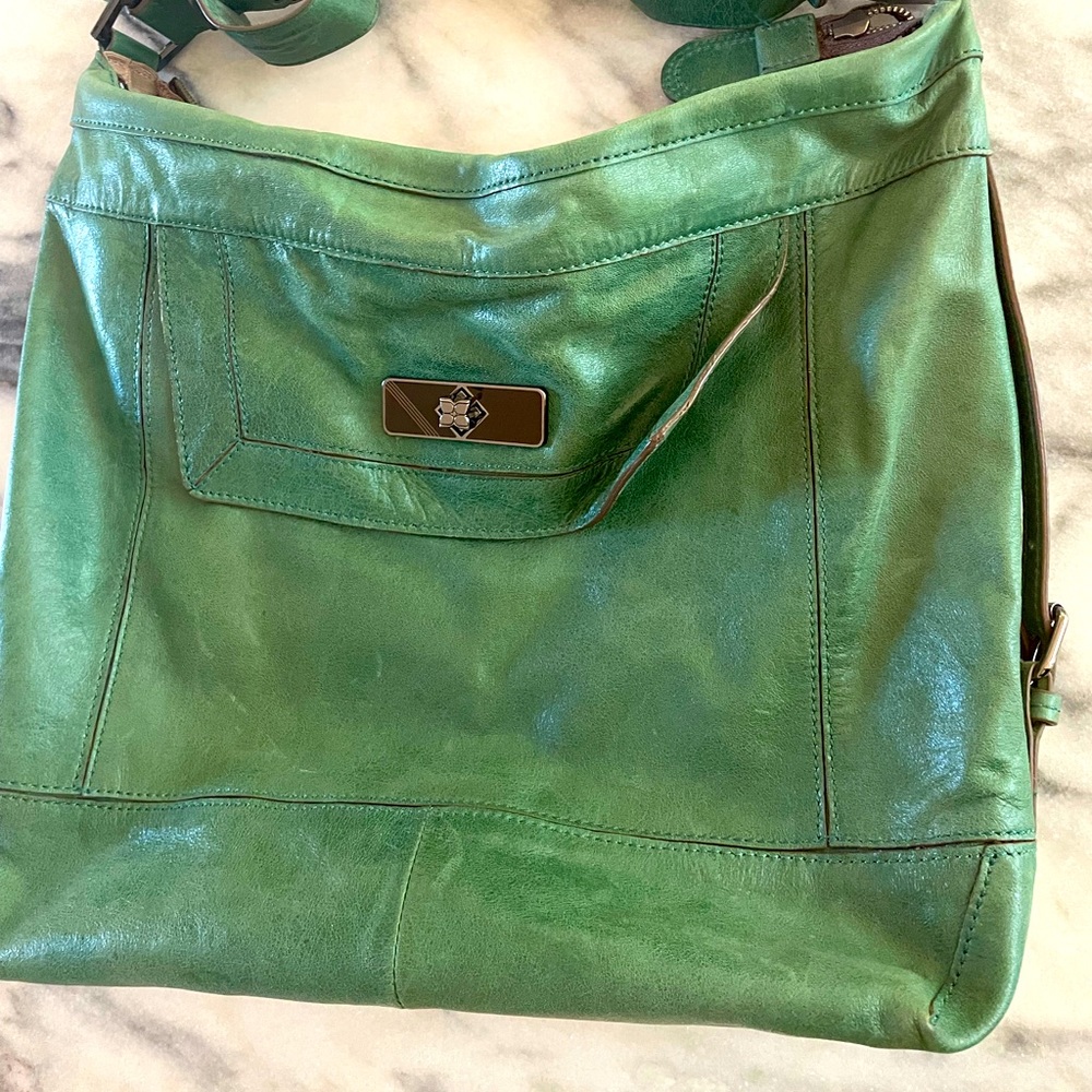 BCBG Macazria teal satchel